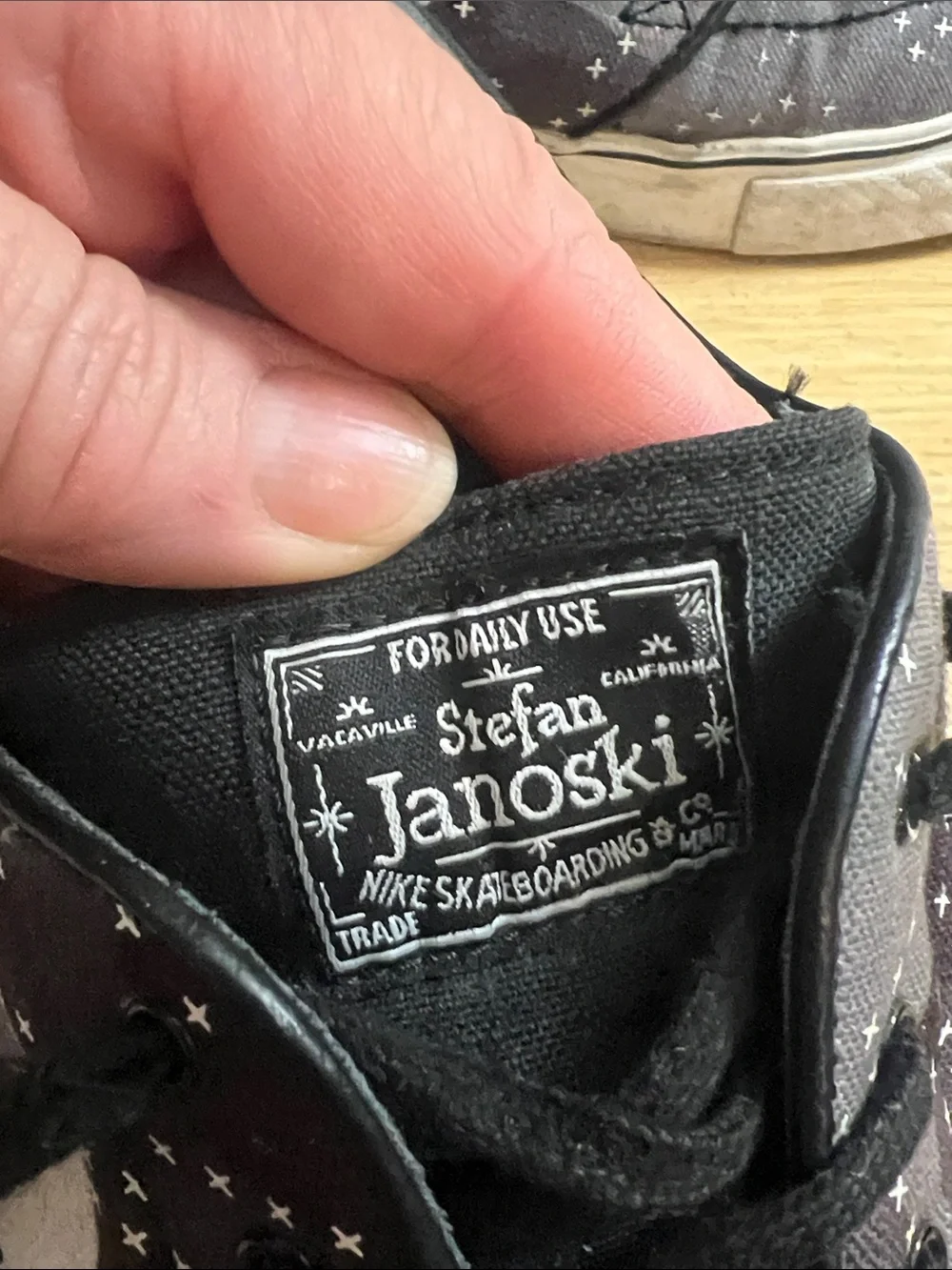 Nike Stefan Janoski Grey Camo Skate Sneakers